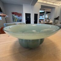 Schaal glas groen